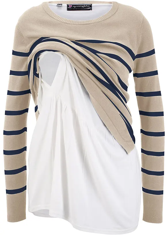 Tunn mamma-/amningstr&ouml;ja, bonprix