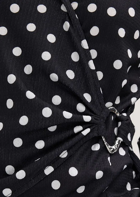 L&aring;ng&auml;rmad topp av jersey med struktur, bonprix