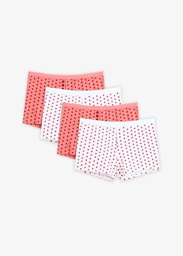 Boxertrosa (4-pack), bonprix