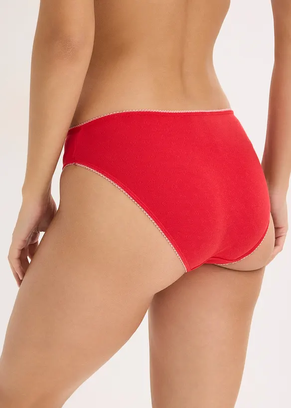 Trosa med h&aring;lm&ouml;nster (5-pack), bonprix