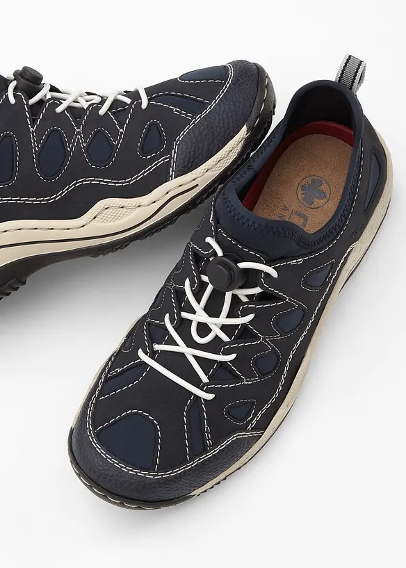 Sneakers fr&aring;n Rieker, med elastisk sn&ouml;rning och l&auml;tt sula, Rieker