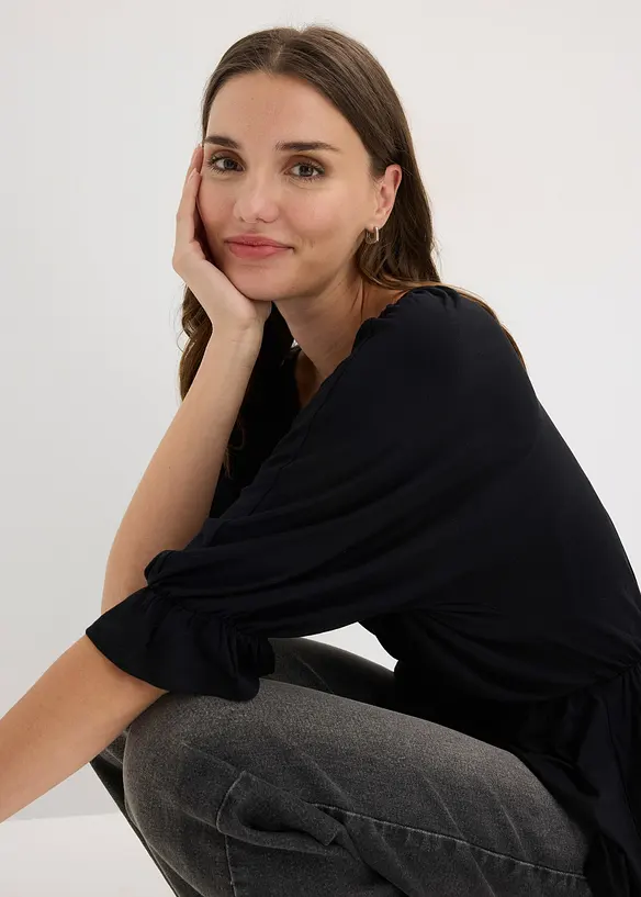 Tunika av viskosmix, bonprix