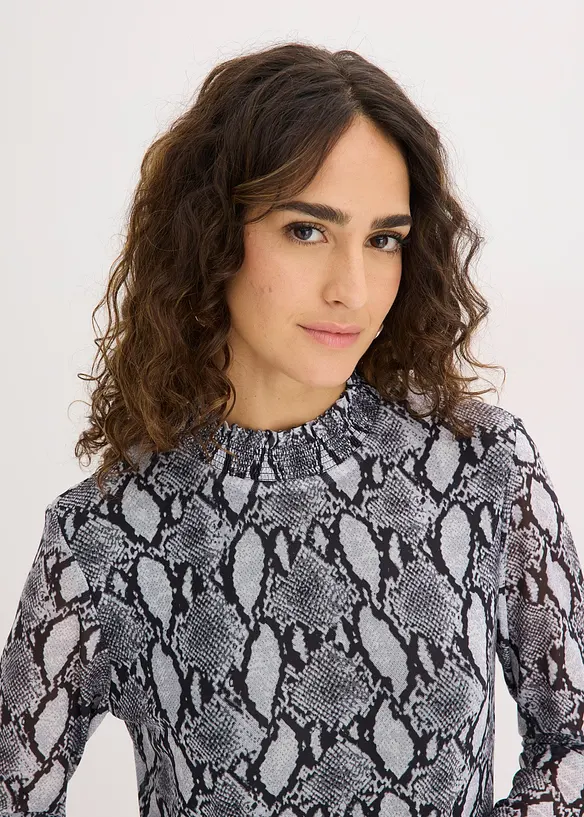 Midikl&auml;nning av mjuk mesh, bonprix