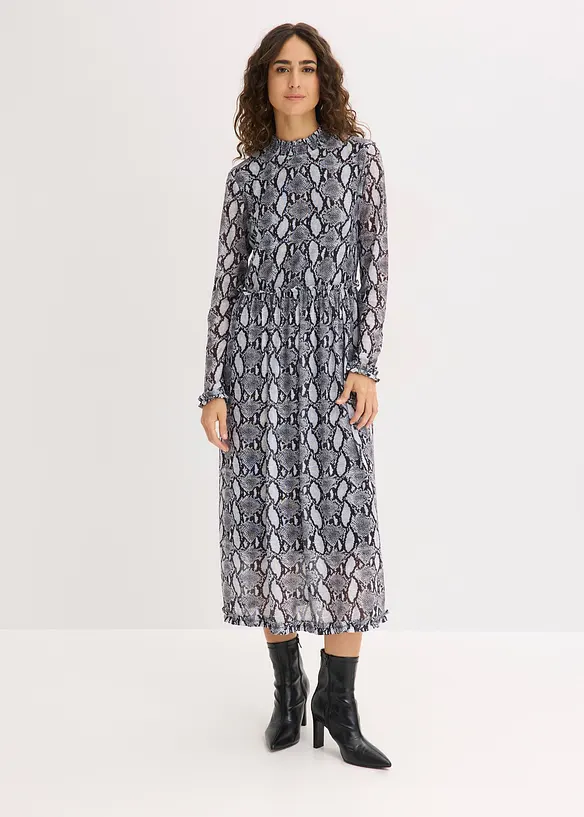 Midikl&auml;nning av mjuk mesh, bonprix