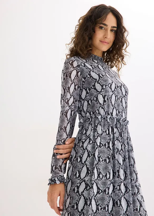 Midikl&auml;nning av mjuk mesh, bonprix