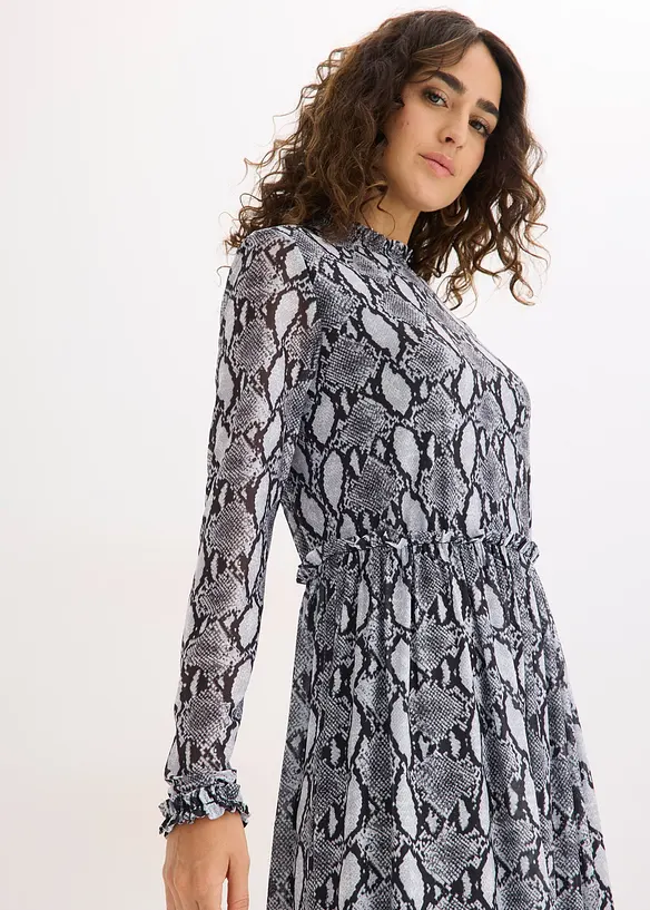 Midikl&auml;nning av mjuk mesh, bonprix