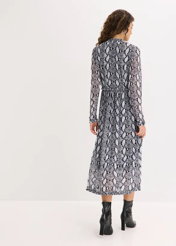 Midikl&auml;nning av mjuk mesh, bonprix