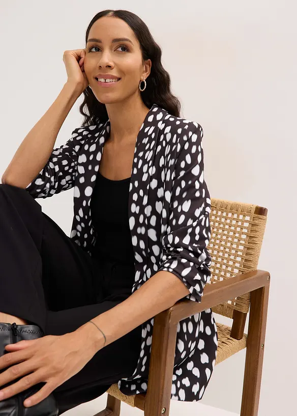 M&ouml;nstrad l&aring;ng kavaj, bonprix