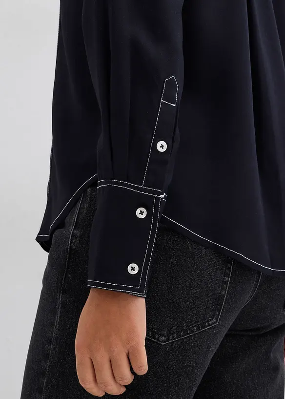 Blus av viskos, bonprix