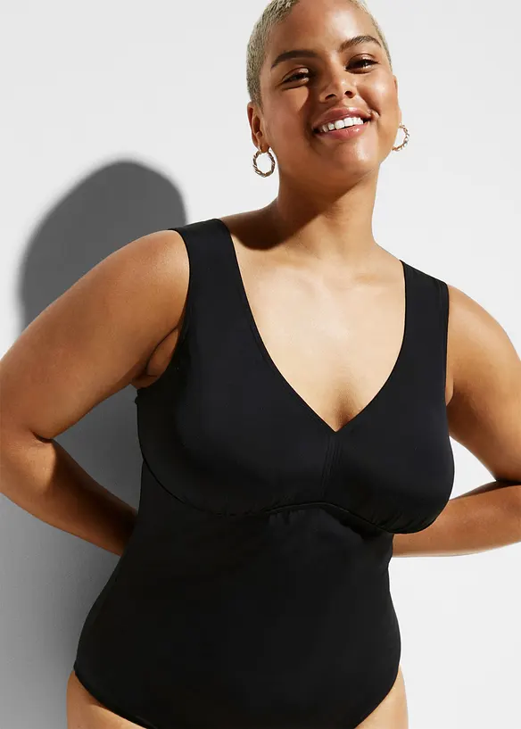 Baddr&auml;kt med kraftigt formande effekt och V-ringning, bonprix