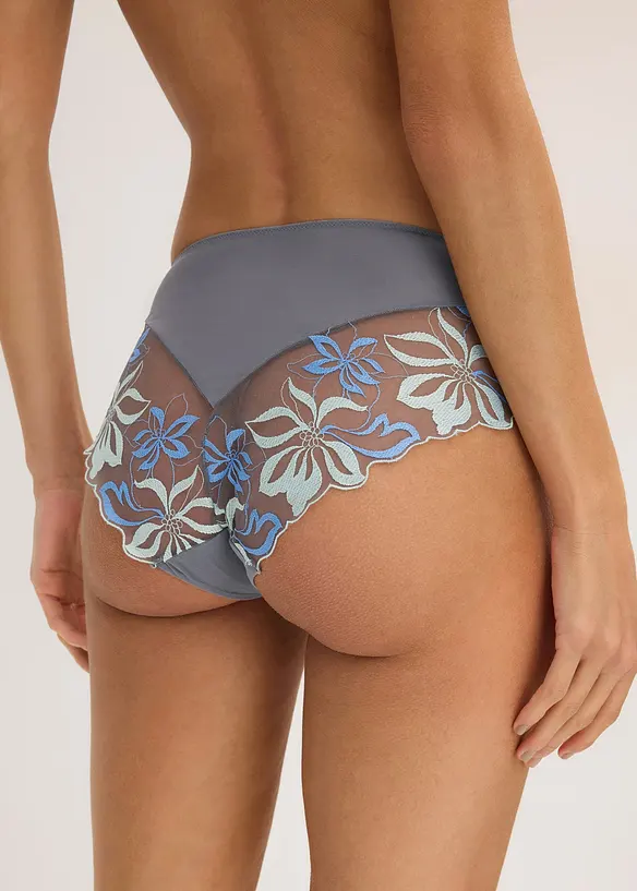 Hipstertrosa med skirt broderi, bonprix