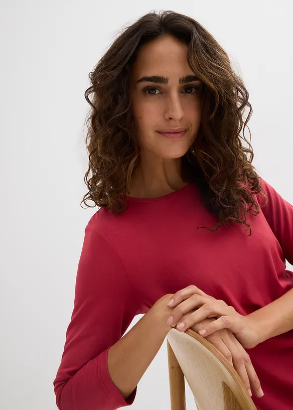 Trik&aring;kl&auml;nning med trekvarts&auml;rm, bonprix