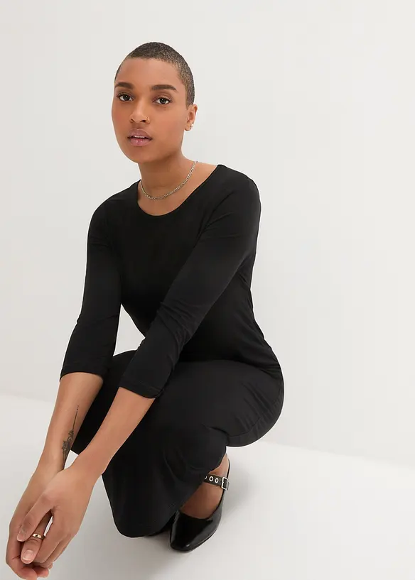 Trik&aring;kl&auml;nning med trekvarts&auml;rm, bonprix