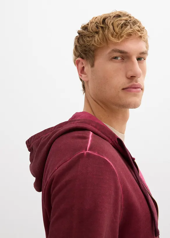 Munkjacka med tv&auml;ttad look, bonprix