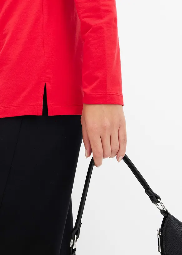 L&aring;ng&auml;rmad topp med &ouml;ljetter, bonprix