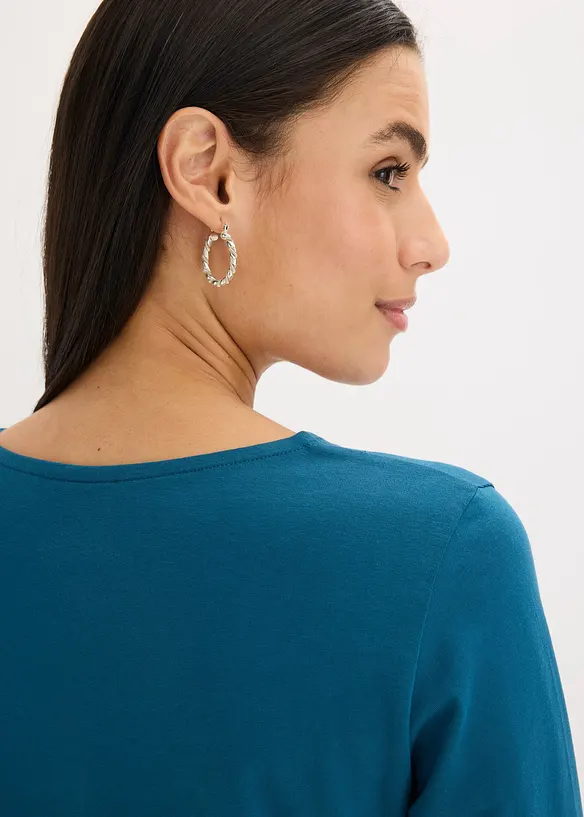 L&aring;ng&auml;rmad topp med &ouml;ljetter, bonprix