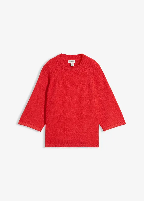 Stickad oversizetopp, bonprix