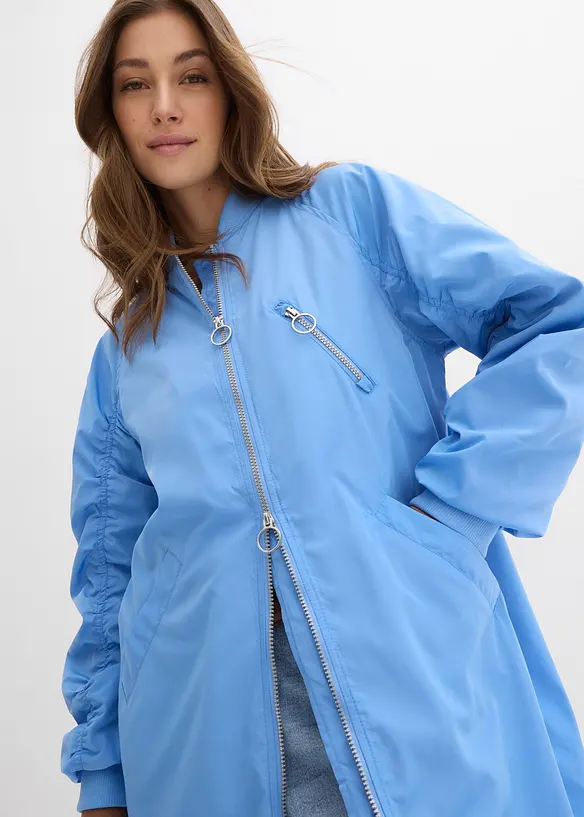 Bluskappa med stickad krage, bonprix