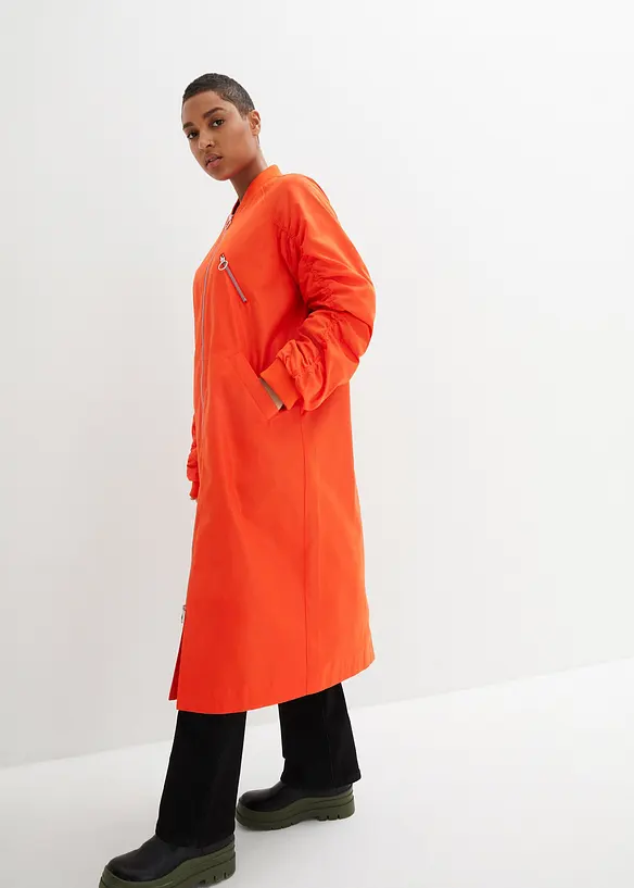 Bluskappa med stickad krage, bonprix