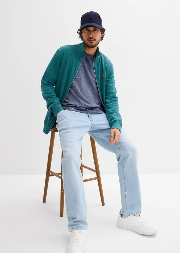 L&aring;ng&auml;rmad T-shirt i ekologisk bomull (2-pack), bonprix