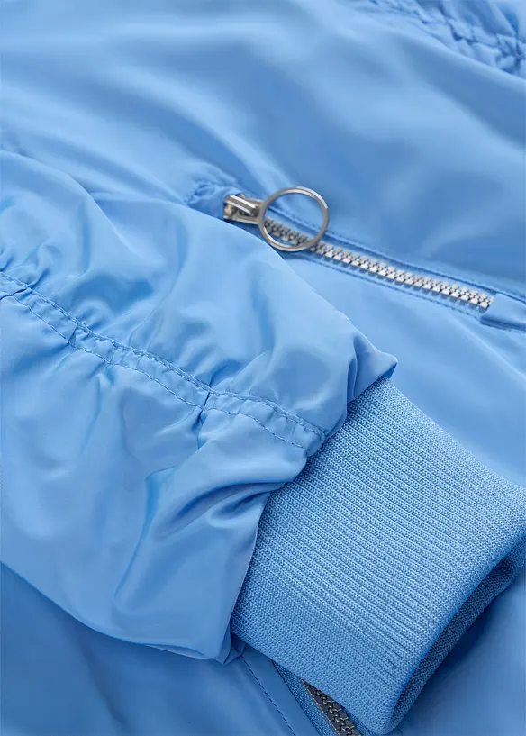 Bluskappa med stickad krage, bonprix