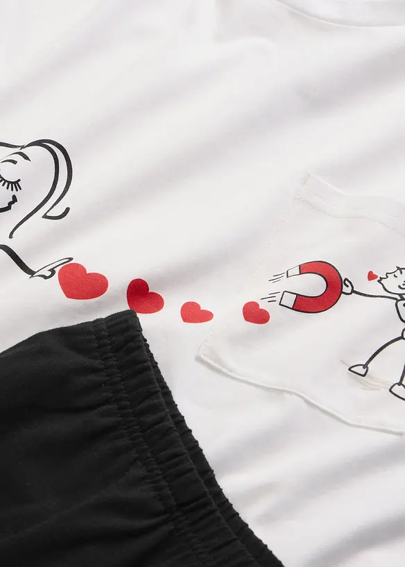 Pyjamas av mjuk bomull, bonprix