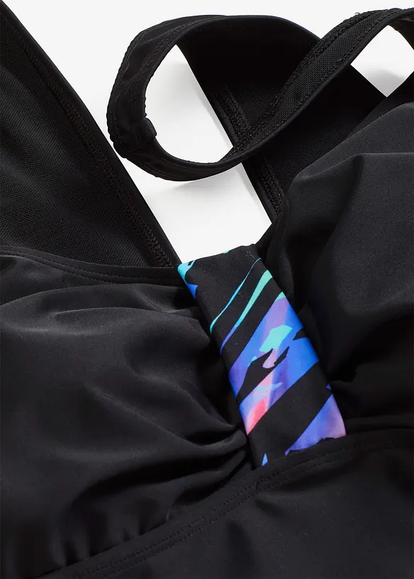 Baddr&auml;kt med medelh&ouml;g formande effekt och m&ouml;nstrade inf&auml;llningar, bonprix