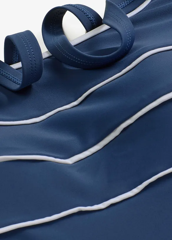L&aring;ng tankini  med dekors&ouml;mmar (2 delar), bonprix