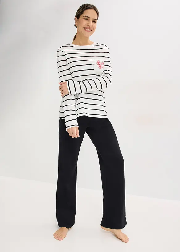 Pyjamas i bomull, bonprix