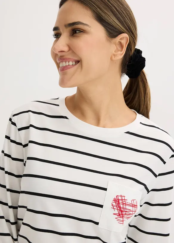 Pyjamas i bomull, bonprix