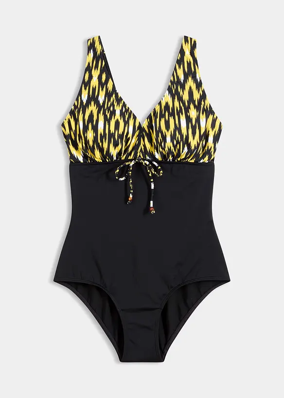 Baddr&auml;kt med medelh&ouml;g formande effekt och breda axelband, bonprix