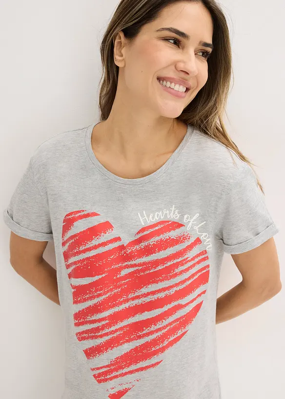 Nattlinne i bomull (2-pack), bonprix