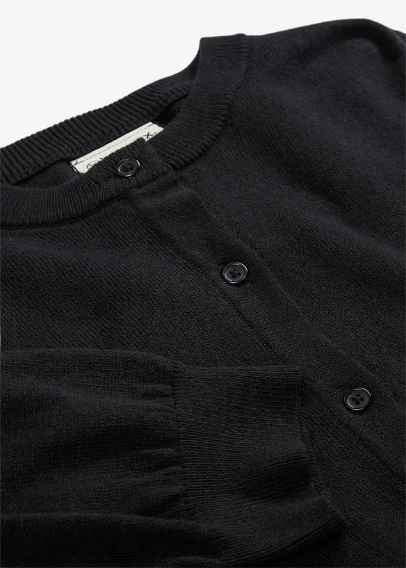 Cardigan med sidenandel, bonprix