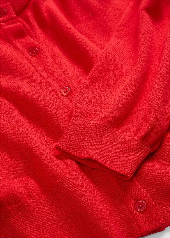 Cardigan med sidenandel, bonprix