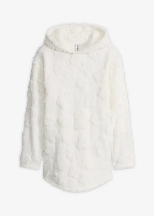 L&aring;ng oversizetr&ouml;ja med hj&auml;rtm&ouml;nster, bonprix