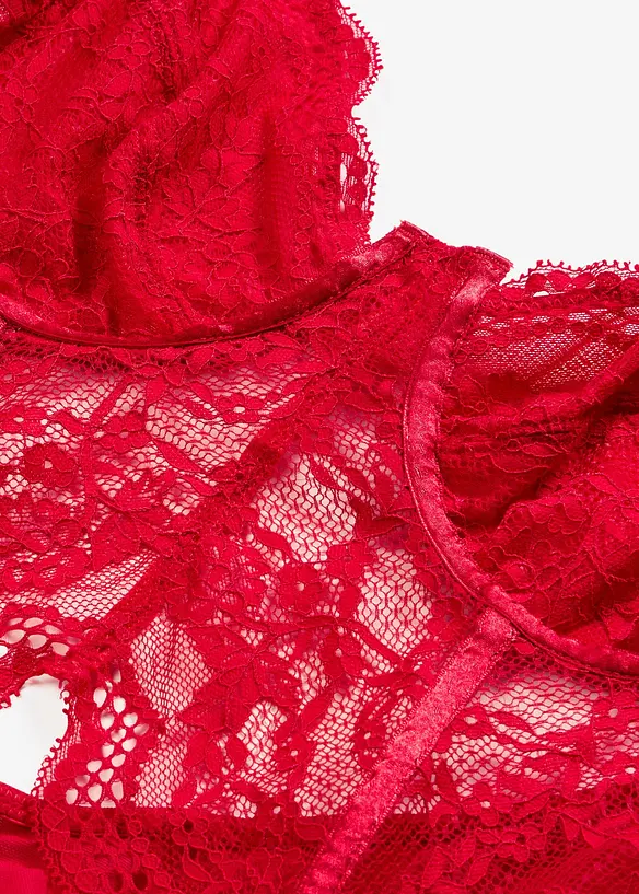 Korsett av skir spets, bonprix