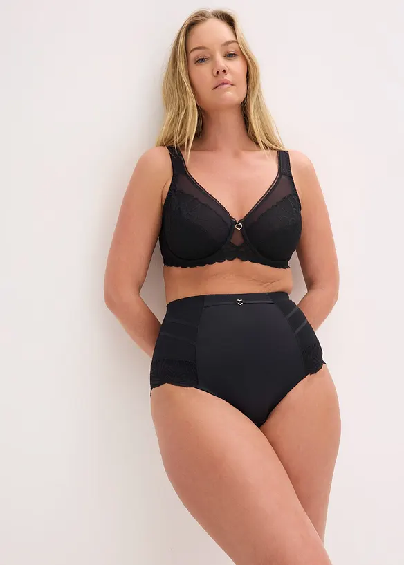 Shaping-trosa med medelh&ouml;g formkraft och spets, bonprix