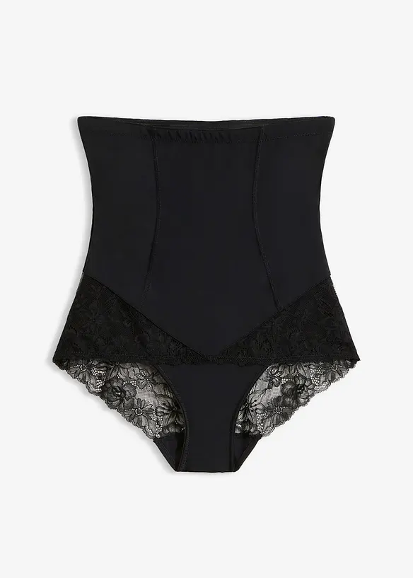 Formande trosa med medelh&ouml;g, formande effekt och spets, bonprix