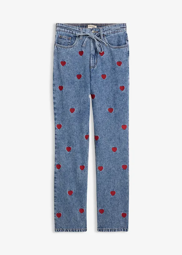 Loose Straight Jeans High Waist, bonprix