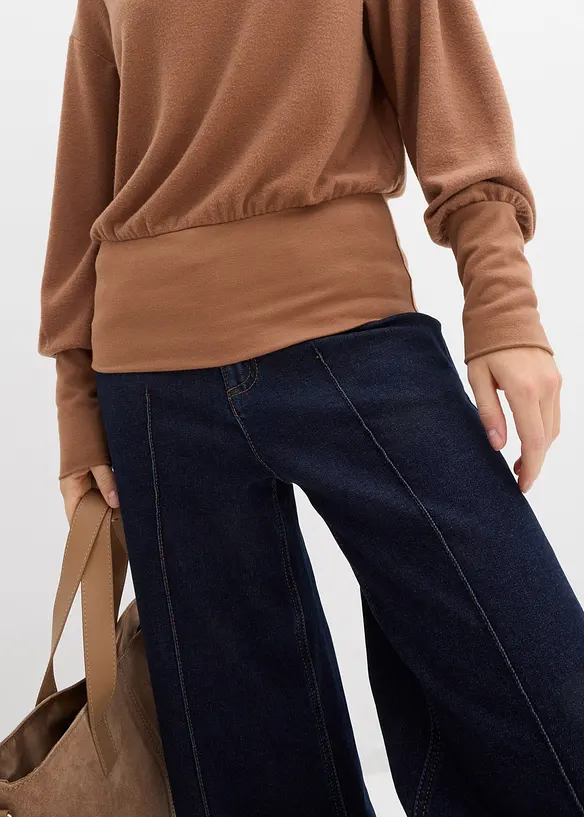 L&aring;ng&auml;rmad topp av viskosmix, bonprix