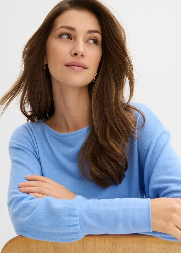 L&aring;ng&auml;rmad topp av viskosmix, bonprix