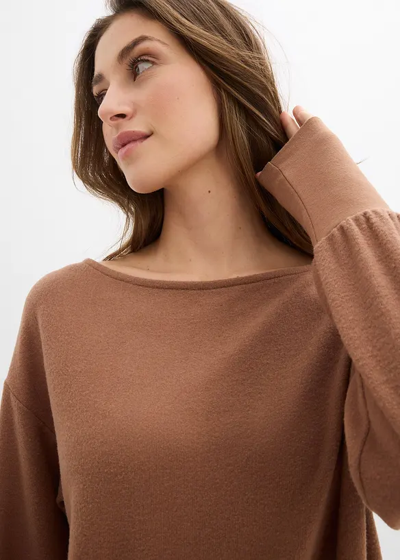 L&aring;ng&auml;rmad topp av viskosmix, bonprix