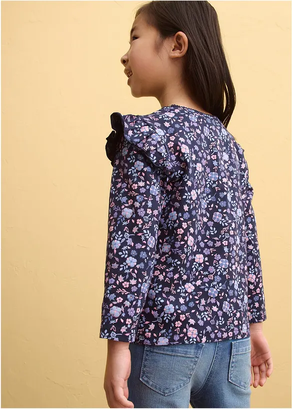 L&aring;ng&auml;rmad topp av ekologisk bomull (3-pack), bonprix