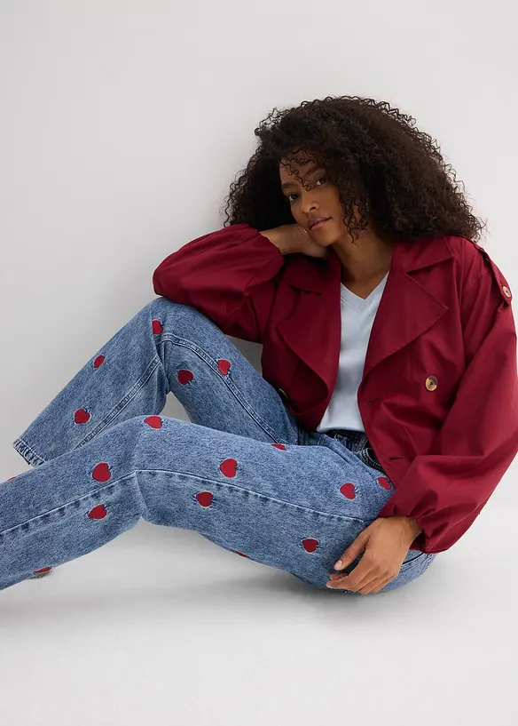 Loose Straight Jeans High Waist, bonprix