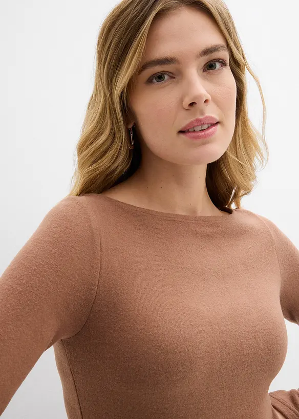 L&aring;ng&auml;rmad topp av viskosmix, bonprix