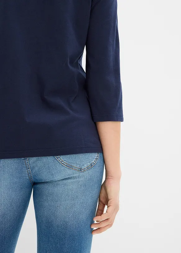 Topp i "boxy" modell av ren bomull, bonprix