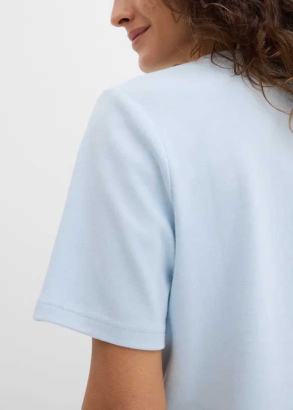 Topp i stabil jersey av ekologisk bomull (2-pack), bonprix