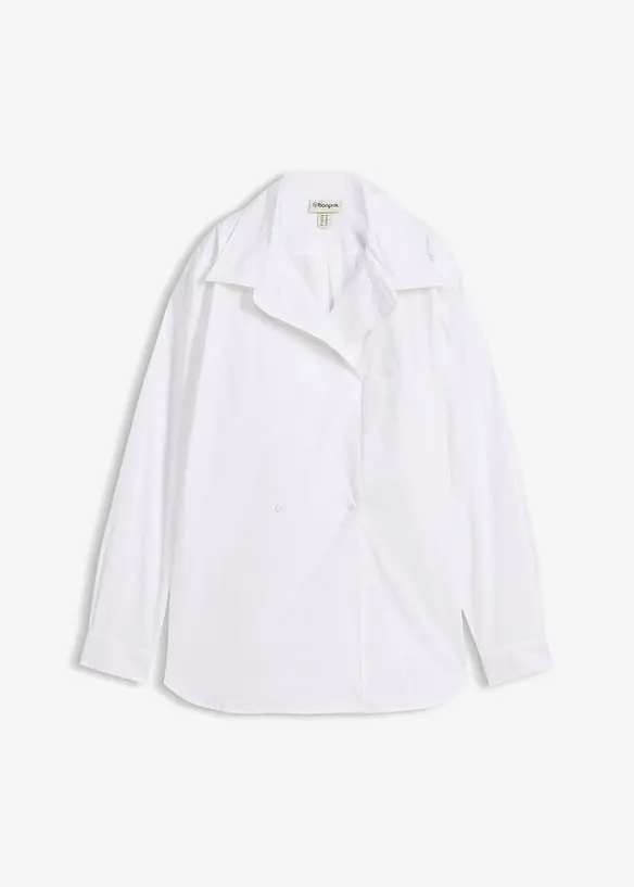 L&aring;ng blus av bomull, bonprix