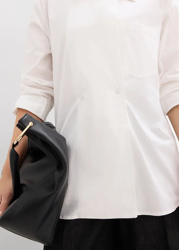 L&aring;ng blus av bomull, bonprix