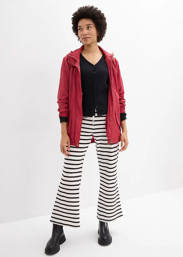 Cardigan i stabil jersey av ekologisk bomull, bonprix